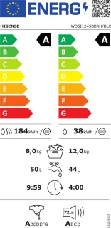 Wat vinden we goed aan de Hisense WD5I1245BBRH/BLX Was-droogcombinatie