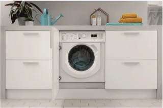 INDESIT BIWDIL861485EU geïntegreerde was-droogcombinatie