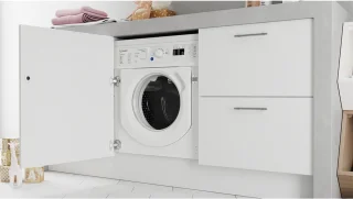 INDESIT BIWDIL861485EU geïntegreerde was-droogcombinatie