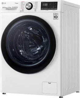 LG F4DV909H2E Was-droogcombinatie Vrijstaand Wit