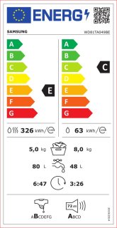 Wat vinden we goed aan de Samsung WD81TA049BE/EG Was-droogcombinatie