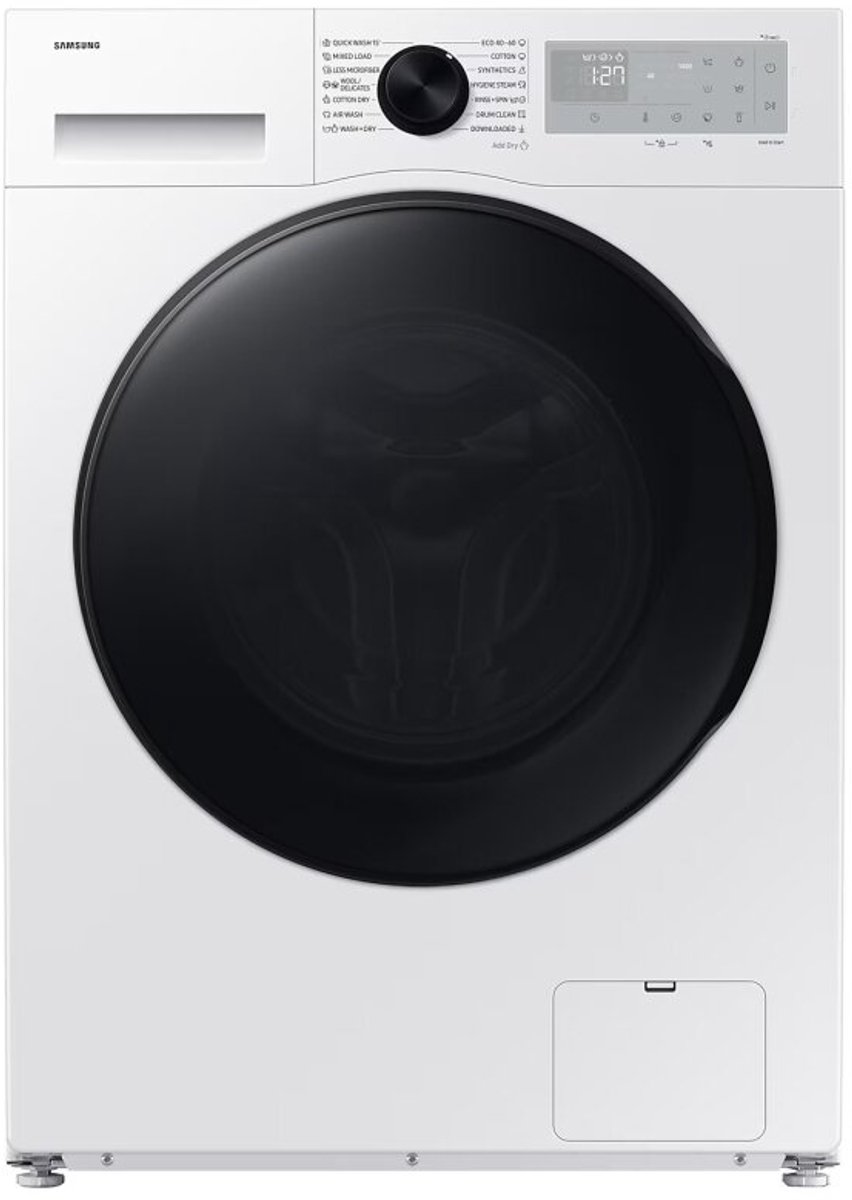 De Samsung WD90DG5B15BH 5000-serie Was-droogcombinatie 9/6 kg in één oogopslag