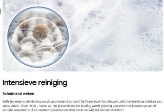 Samsung WD90DG5G34BELE Was-droogcombinatie