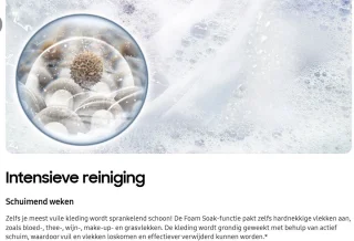 Samsung WD90DG5G34BELE Was-droogcombinatie