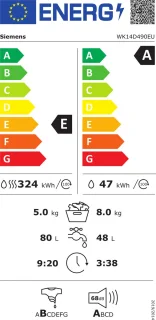 Wat vinden we goed aan de Siemens iQ500 WK14D490EU Inbouw was-droogcombinatie