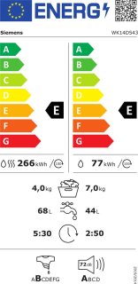 Wat vinden we goed aan de Siemens iQ500 WK14D543 Inbouwdroger Wit