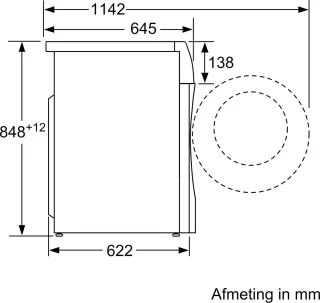 Siemens iQ700 WN54C2A0EU Was-droogcombinatie