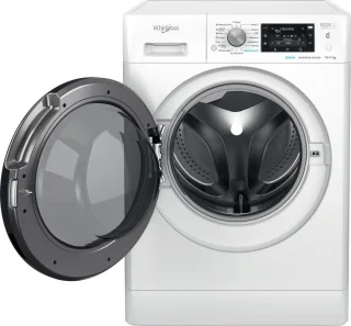 Whirlpool FFWDD1076258B Was-droogcombinatie Vrijstaand Wit Zwart