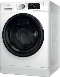 Whirlpool FFWDD1076258B Was-droogcombinatie Vrijstaand Wit Zwart