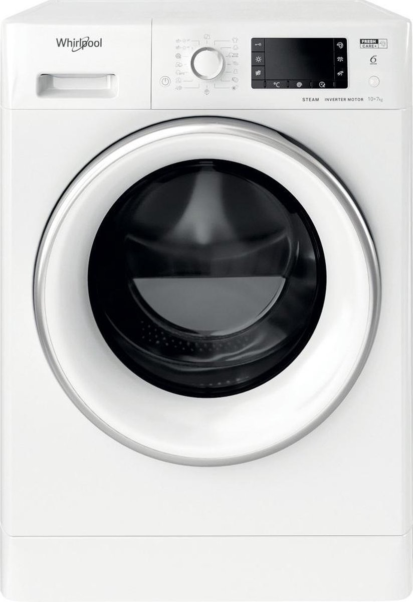 De Whirlpool FWDD 1071682 WSV EU was-droogcombinatie in één oogopslag