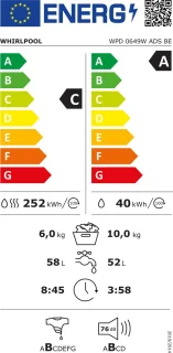 Wat vinden we goed aan de Whirlpool WPD 0649W ADS BE was-droogcombinatie