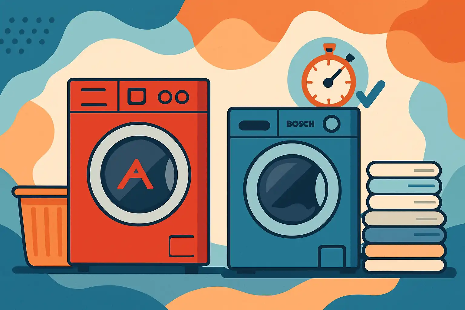 Bosch of AEG: welke wasmachine houdt het langst vol in een druk huishouden?