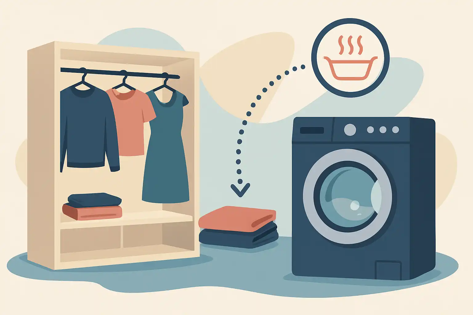 Capsule wardrobe: zo verandert minder kleding jouw wasmachinekeuze en wasroutine