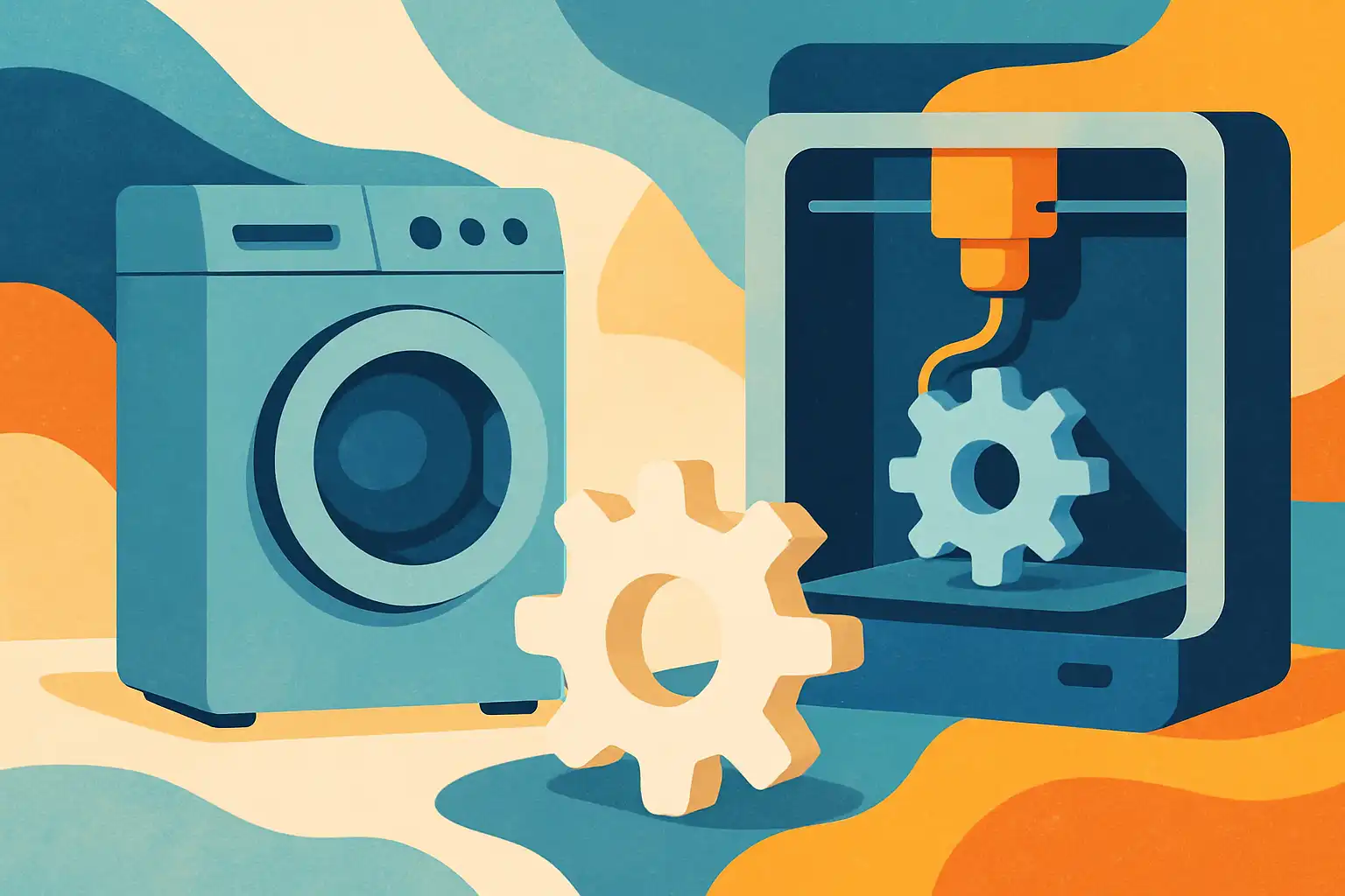 Hoe 3d-printing de reparatie van wasmachines democratiseert