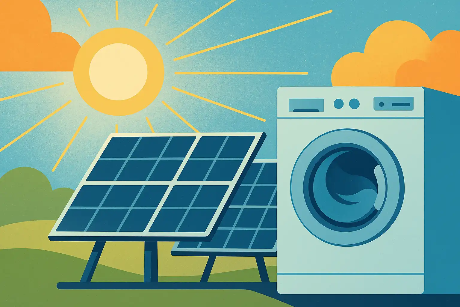 Maximaal voordeel uit je zonnepanelen: zo plan je je wasmachine slim op zonnige uren