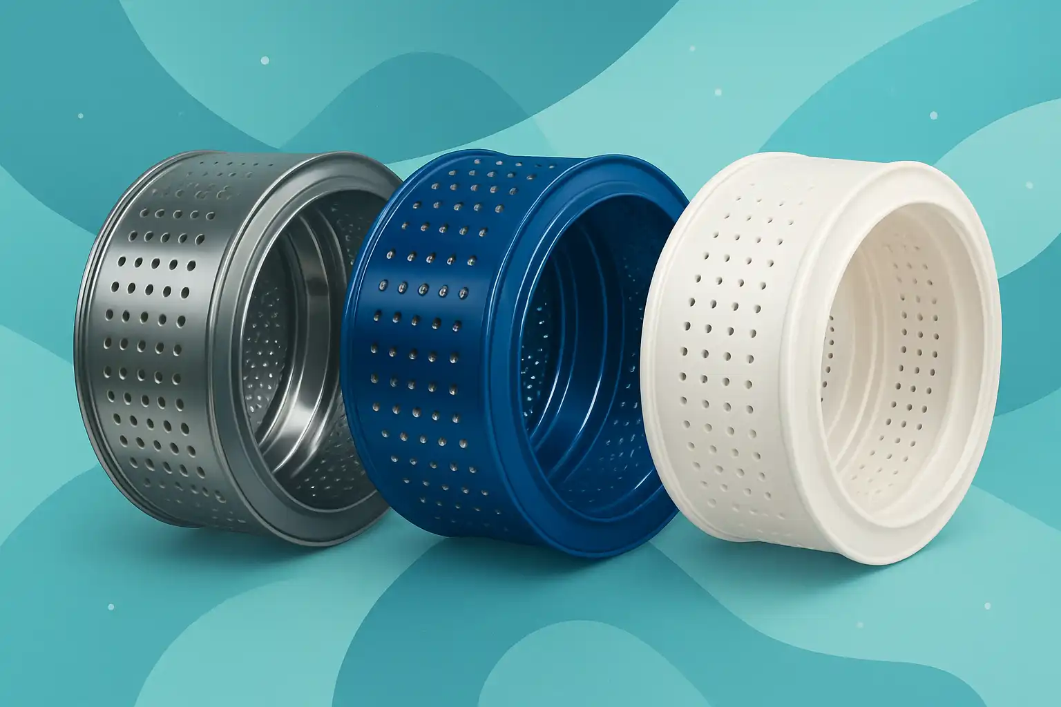 RVS, emaille of kunststof: welke trommel is echt het beste voor jouw was?