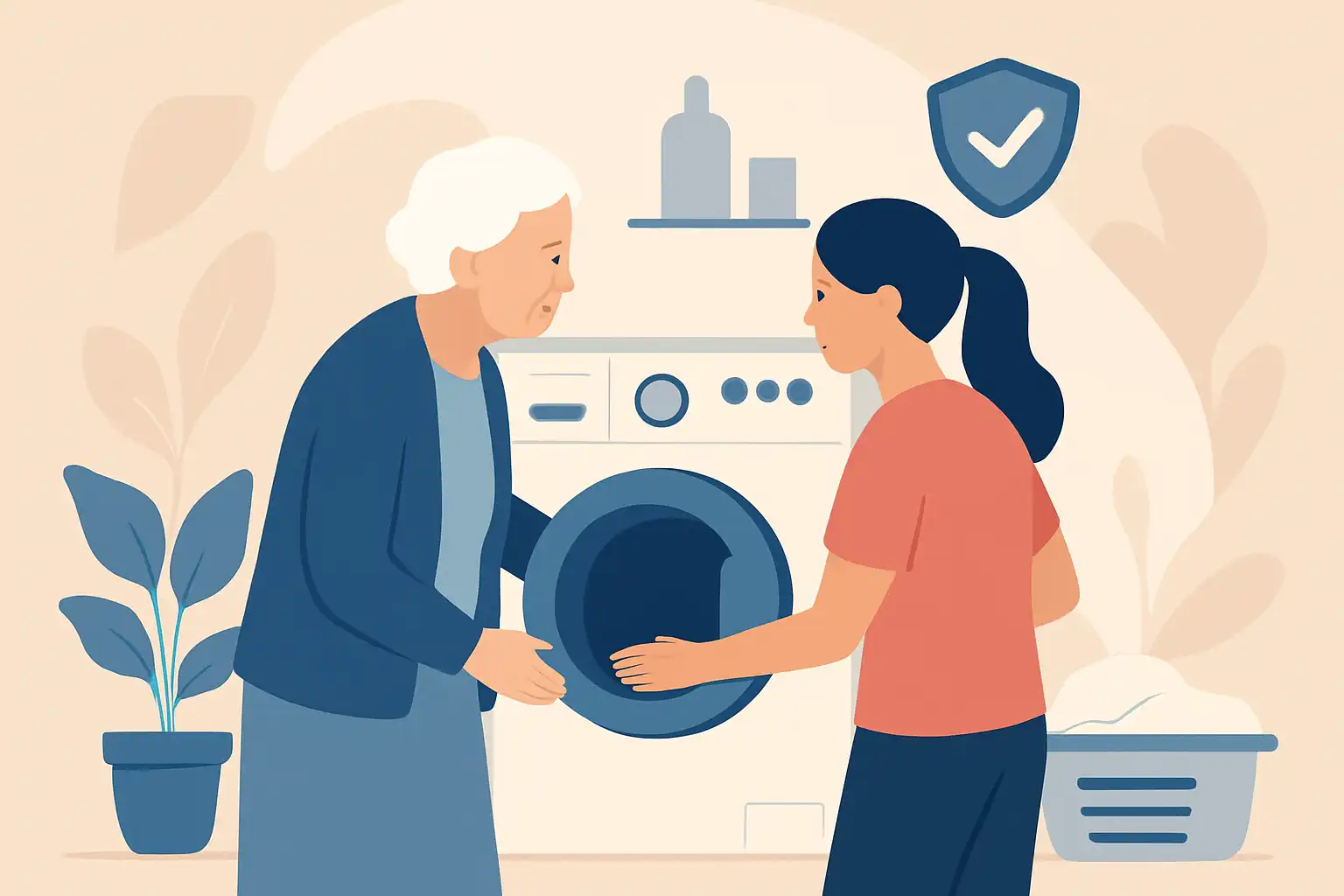 Wasmachines voor ouderen en mantelzorg: kiezen voor veiligheid, eenvoud en zelfstandigheid
