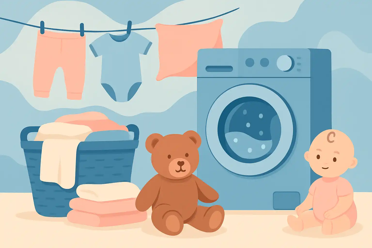 Wassen met een baby in huis: zo houd je kleding, knuffels en beddengoed veilig en zacht