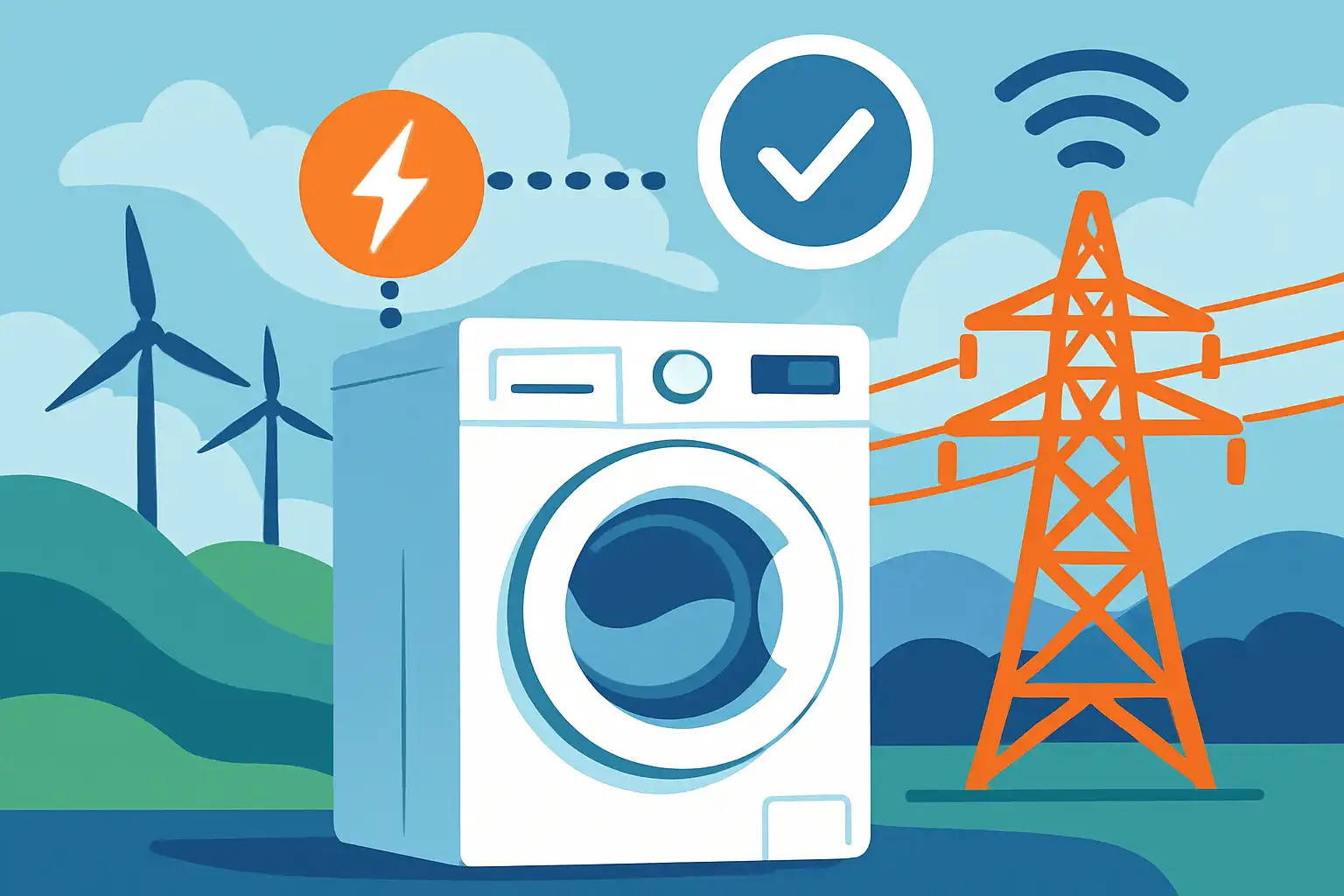 Zo helpt jouw wasmachine het elektriciteitsnet: slimme wasprogramma's die je energierekening en het netwerk ontlasten