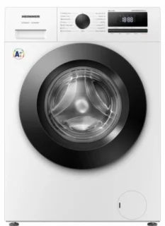 Heinner HWM-HME8014IVA20+++ Wasmachine 8 kg – 1400 tpm – 15 Programma’s met Stoomfunctie – Allergievriendelijk – Inverter Motor – Energieklasse A-20% – 5 Jaar Garantie – Wit