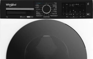 Whirlpool WPM 07W ADS BE wasmachine Voorbelading 10 kg 1400 RPM Zwart, Wit