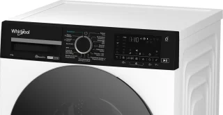 Whirlpool WPM 07W ADS BE wasmachine Voorbelading 10 kg 1400 RPM Zwart, Wit