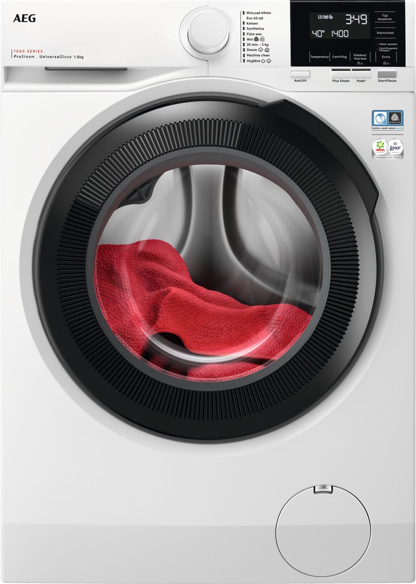 De AEG EcoLine 7000 LR7386U4 Wasmachine in één oogopslag