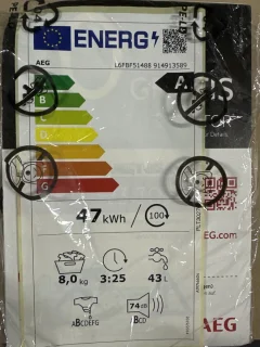 AEG L6FBF51488 Wasmachine 8 kg 1400 rpm
