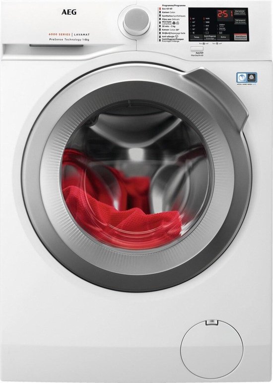 AEG L6FBI86BPS wasmachine 8 kg wit review