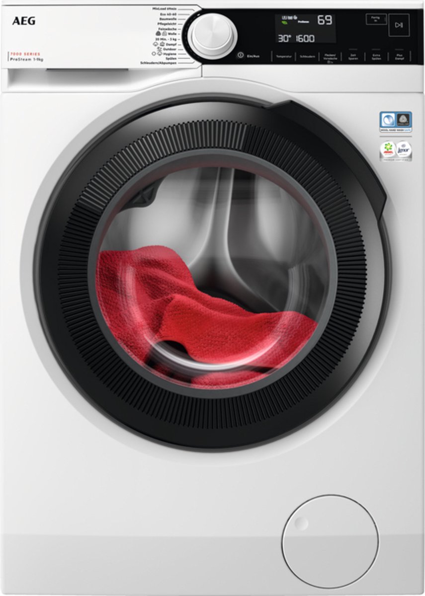 De AEG LR7A70690 Wasmachine 9kg 1600rpm in één oogopslag
