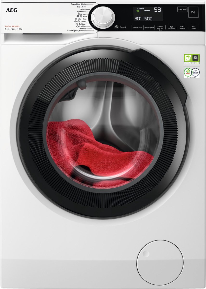 De AEG LR85964 Wasmachine 8000 serie in één oogopslag