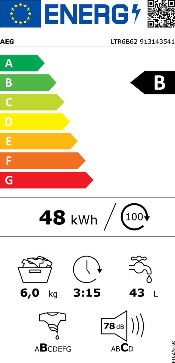 Wat vinden we goed aan de AEG LTR6B62 Wasmachine Bovenlader 6 kg