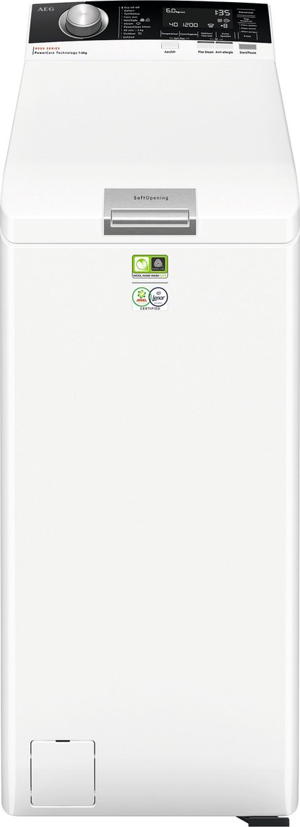 De AEG LTR8765AL 8000 Serie Wasmachine Bovenlader 6 kg in één oogopslag