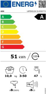 Wat vinden we goed aan de AEG ÖKOMix L8FENS104 - Wasmachine