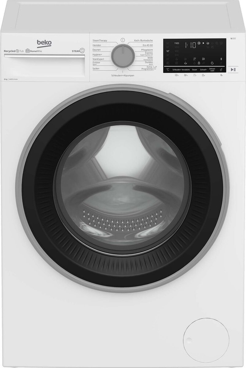 De BEKO B5WFU58415W wasmachine 8 kg in één oogopslag