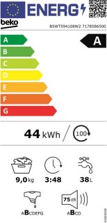 Wat vinden we goed aan de Beko B5WT594108W2 voorlader wasmachine