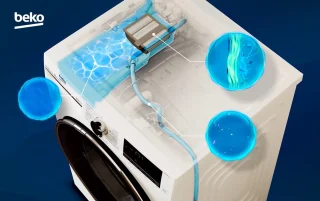 Beko B5WT594189W Wasmachine