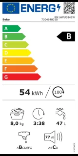 Beko BM1WFU3842W Wasmachine 8kg