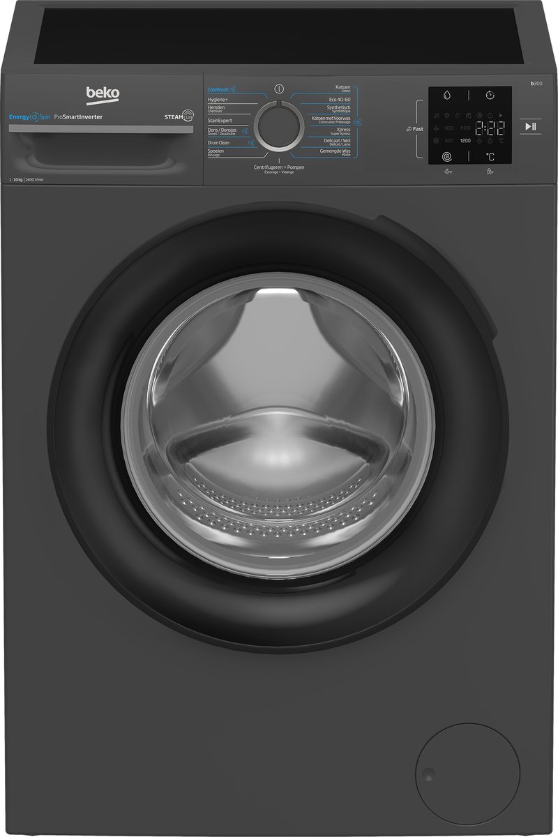 De Beko BM3WFT31041A1 EnergySpin 10 kg wasmachine in één oogopslag
