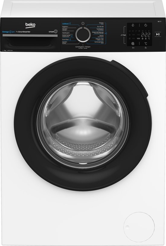 Beko BM3WFU3741B voorlader wasmachine 7 kg wit review