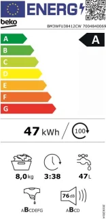 Wat vinden we goed aan de Beko BM3WFU38412CW wasmachine