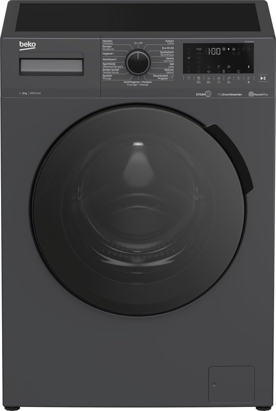 Beko WTV8740A1 Wasmachine Antraciet review