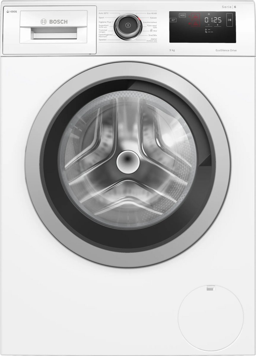 De Bosch Serie 6 WAU28P02NL Wasmachine 9 kg in één oogopslag