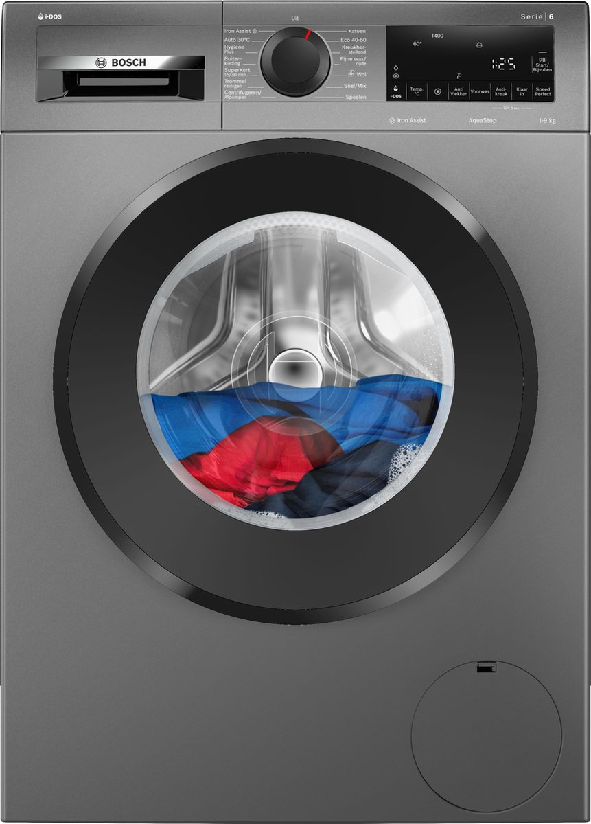 De Bosch Serie 6 WGG244FNNL Wasmachine 9 kg 1400 rpm in één oogopslag