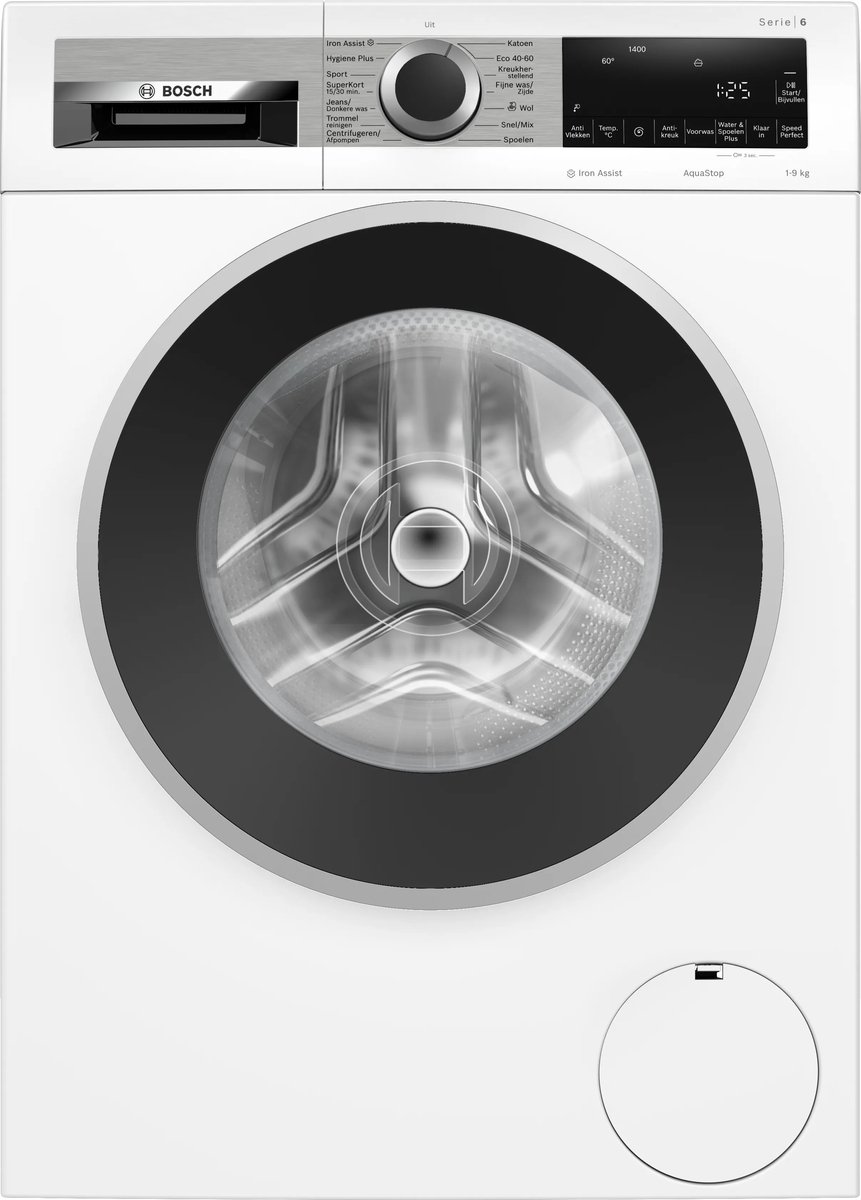 De Bosch Serie 6 WGG244Z7NL Wasmachine 9kg Voorlader in één oogopslag