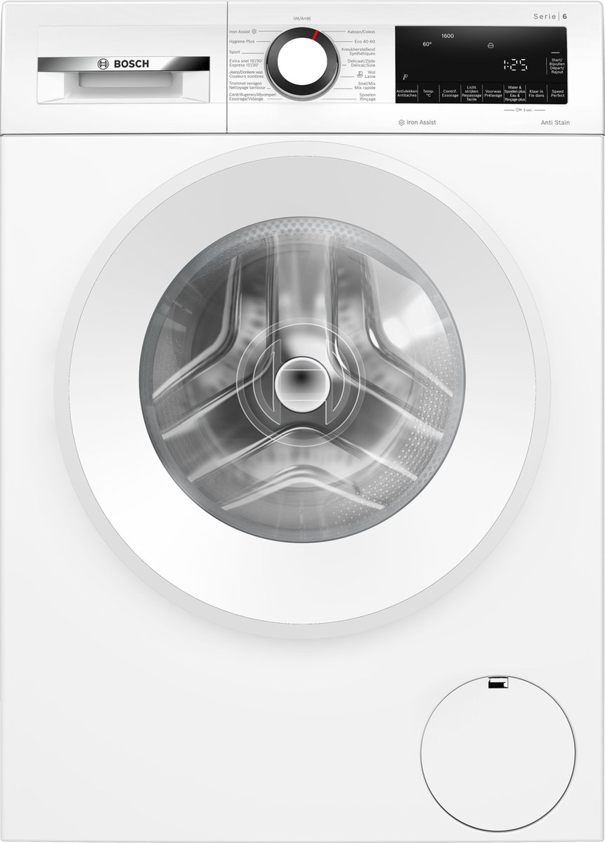 De Bosch Serie 6 WGG246Z0FG Wasmachine 9kg 1600rpm in één oogopslag