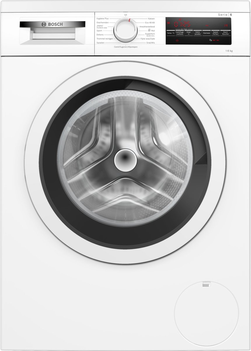 De Bosch Serie 6 WUU28T20NL Wasmachine 1400 rpm A-label in één oogopslag