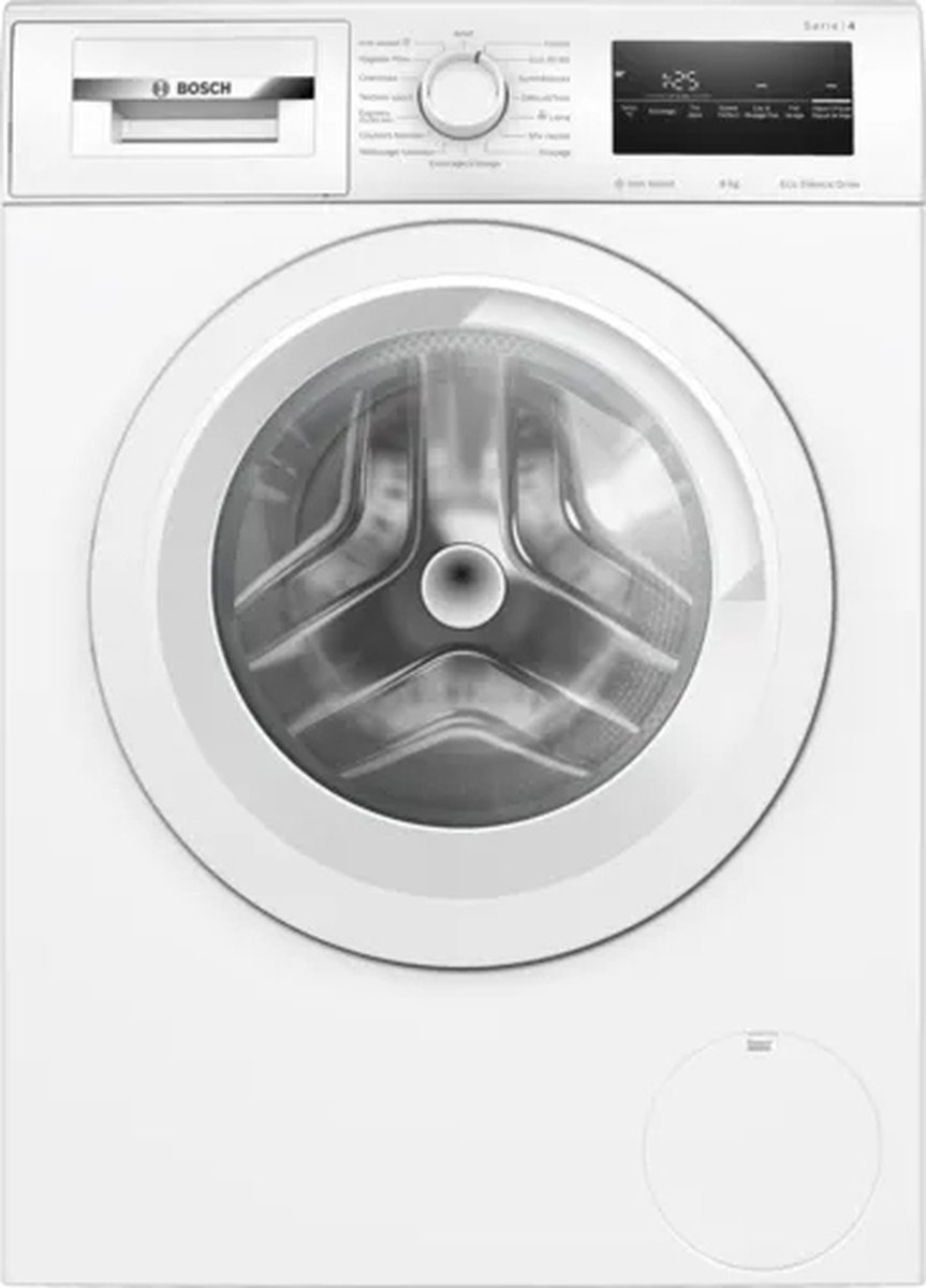 De BOSCH WAN28258FR SER4 Wasmachine 8 kg Wit in één oogopslag