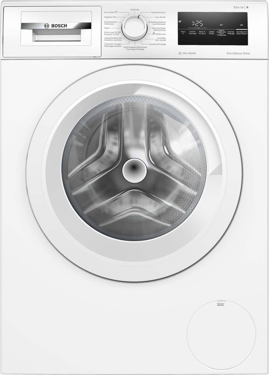 De Bosch WAN282E4FG Serie 4 Wasmachine 1400 rpm in één oogopslag