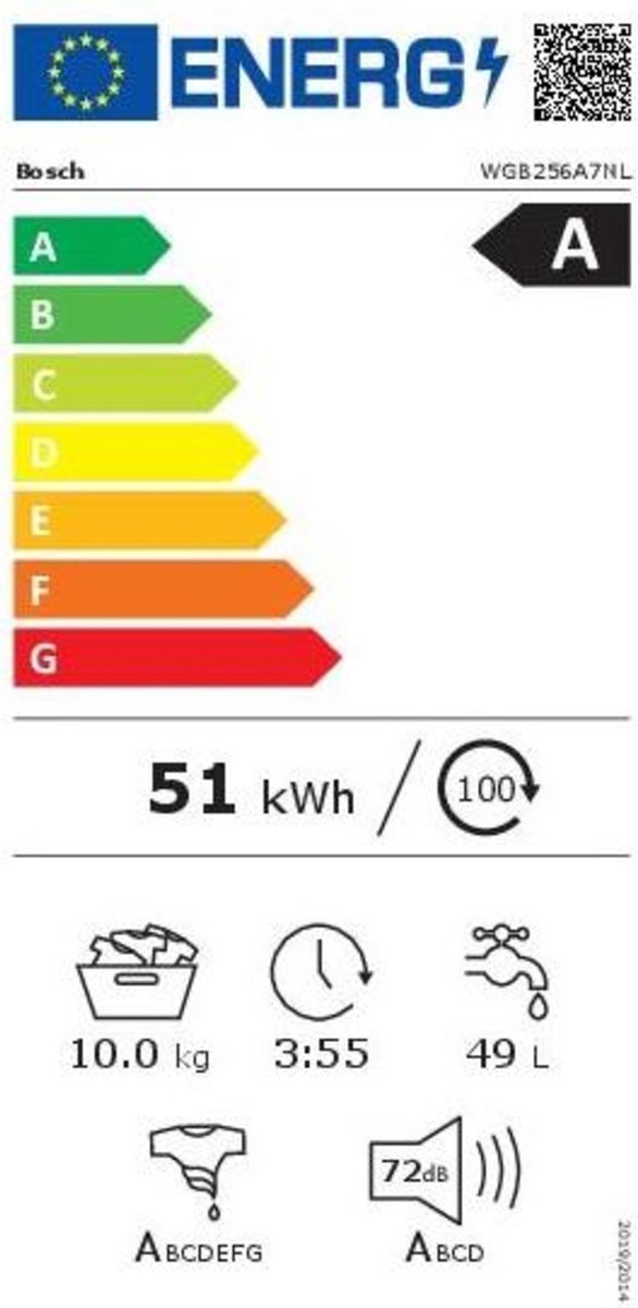 Wat vinden we goed aan de Bosch WGB256A7NL Wasmachine